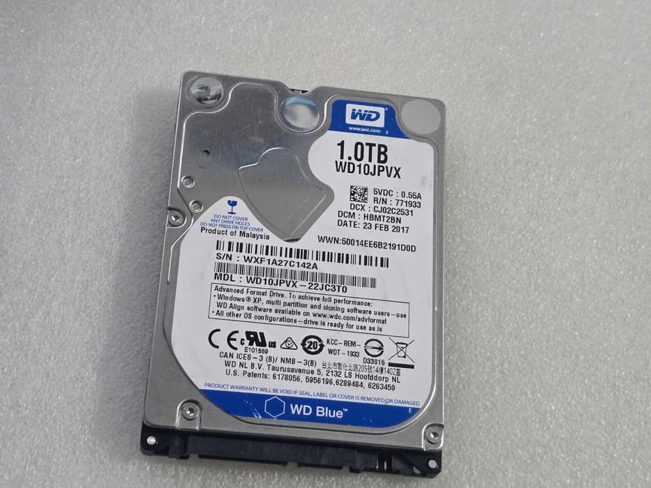 Hard disk laptop Western Digital Blue 1TB, 2.5 inch, SATA 3, 5400 RPM, WD10JPCX
