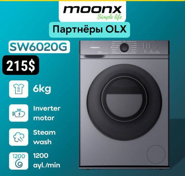 Kir moshinalar 6 kgli