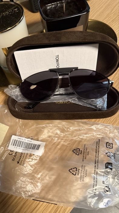 TOM FORD  Ken Smoke Pilot Men's Sunglasses