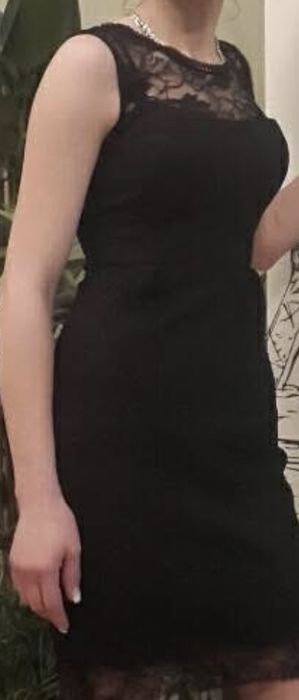 Черна рокля размер XS