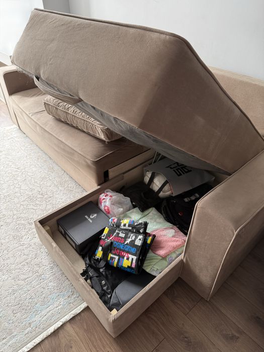 Раскладной, угловой диван