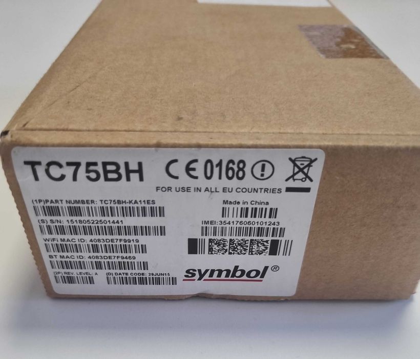 Zebra Symbol TC75 TC75BH баркод скенер, ръчен мобилен компютър