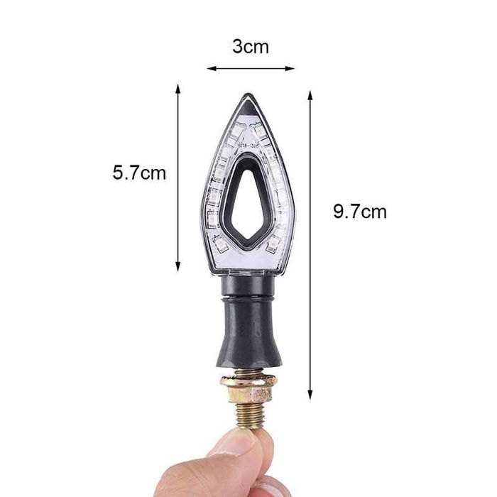 Универсални LED мигачи за Мотор/Скутер/ATV - 12 волта *