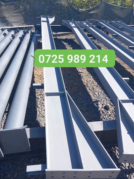 Vand hale metalice stalpii cuzineti ferme pane zeturi panouri montaj