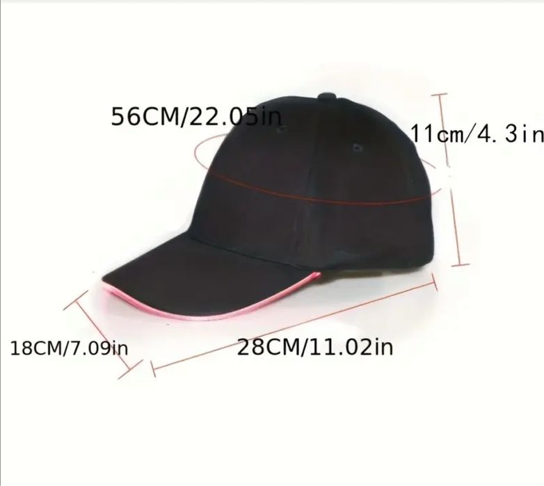 Șapcă LED luminoasă, ideală pentru petreceri sau cadouri