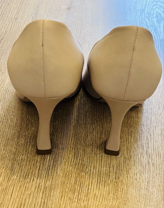 Pantofi stiletto bej - lalilina masura 36