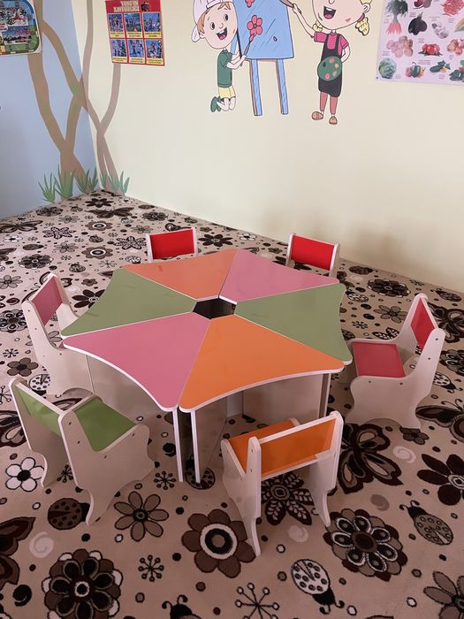 24 бола учун Комплект богча мебели сотилади