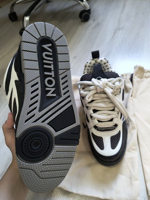 Louis Vuitton skates alb negru 40