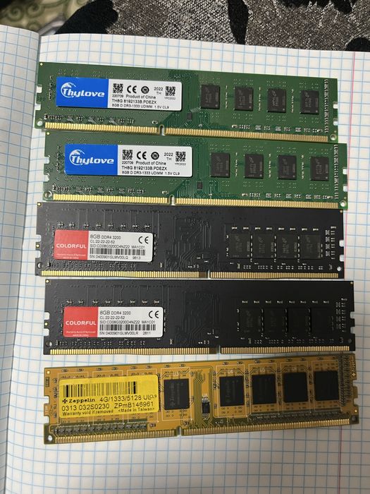 Оперативная память на 8gb ddr4,3
