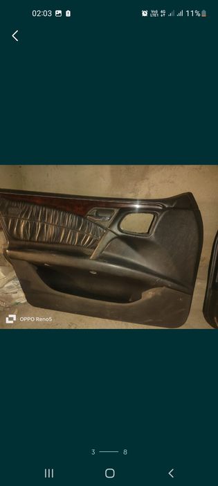Обшивка  двери кожаный с памяти сиденьям W210