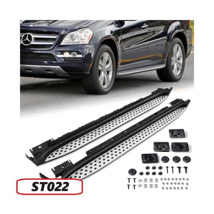 Алуминиеви степенки за Mercedes Benz GL X164 (2006-2013) прагове