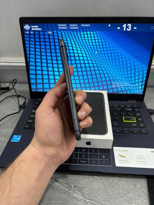 Iphone 11 64 gb 80% ideal karobka ochilmagan