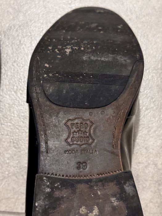 Pantofi piele negri luciosi