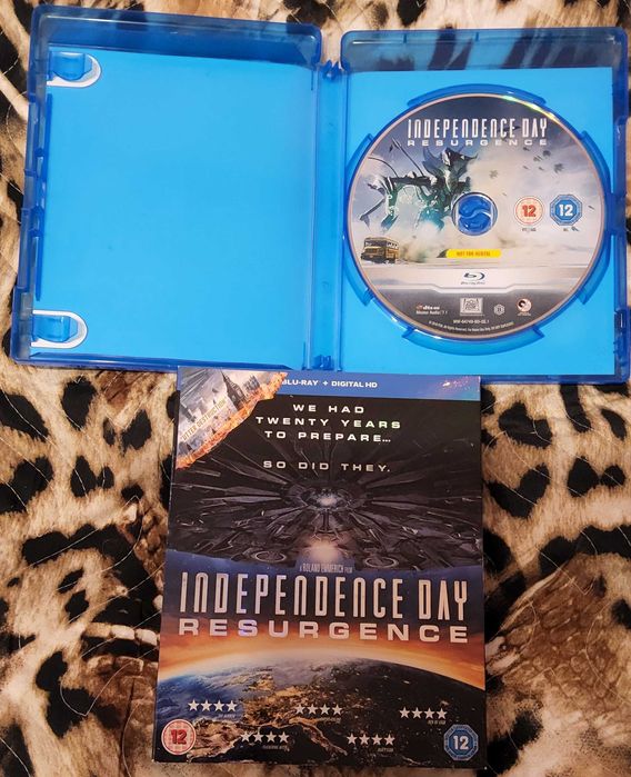 Blu-ray Sci-Fi Independence Day 1 & 2 + Ender’s Game Lenticular