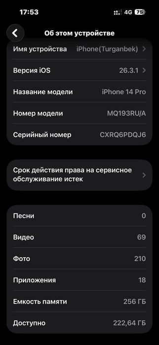 Айфон 14 про золотистый