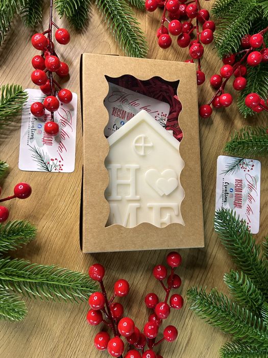 Коледни соеви свещи