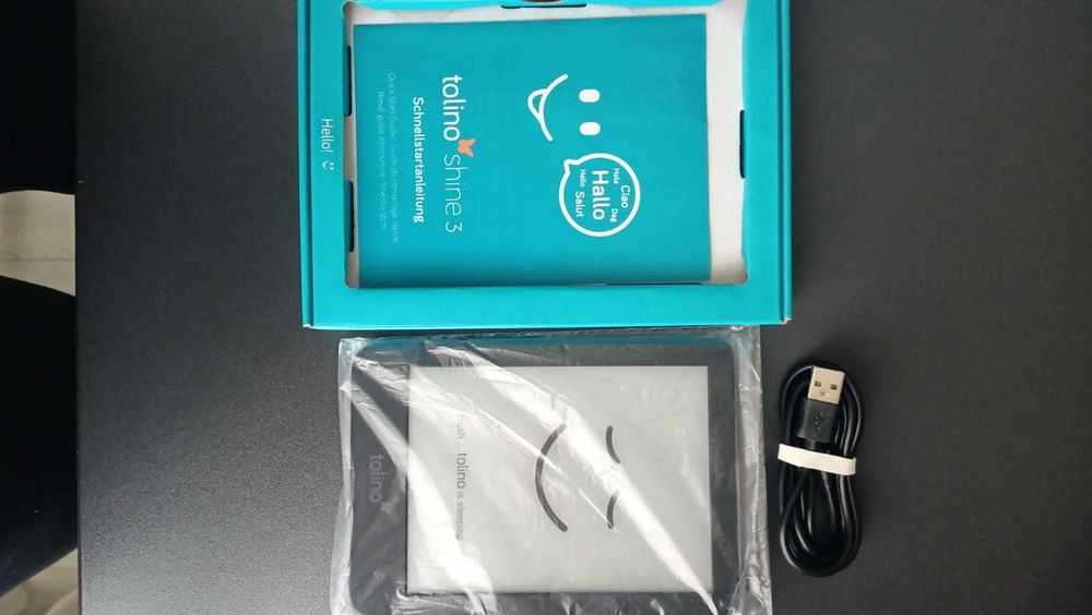 E Book Reader Nou Tolino Shine 3 Portabil e-book Ebook 8 Gb Toucscreen