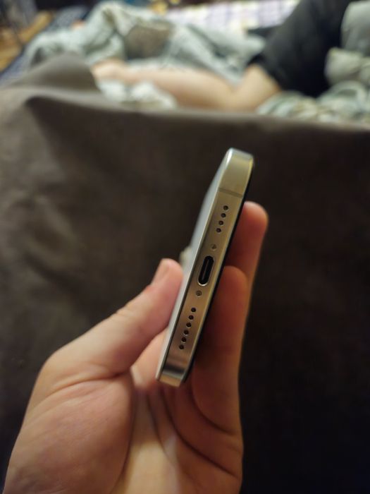 iPhone 16 Pro Max, white titan, идеал