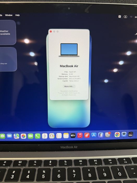 MacBook Air M1 8/256