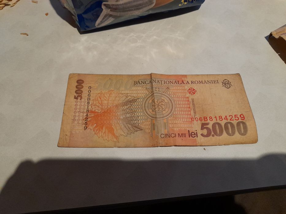 Vand BANCNOTA DE 5000 LEI 1998