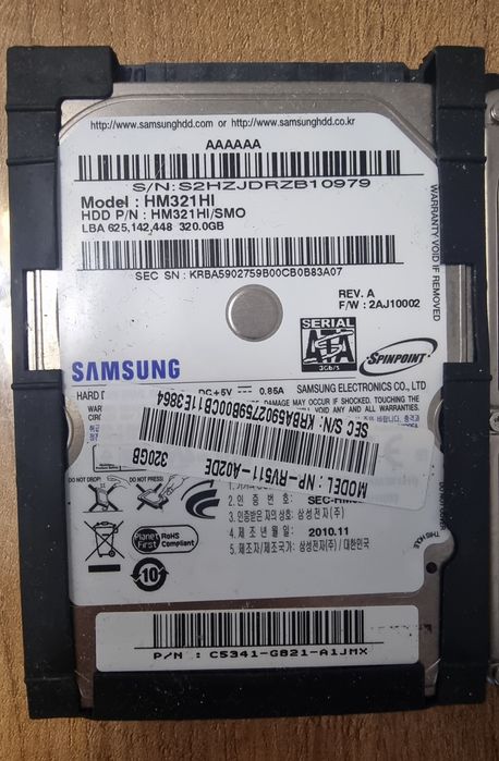 Хард диск 320 gb