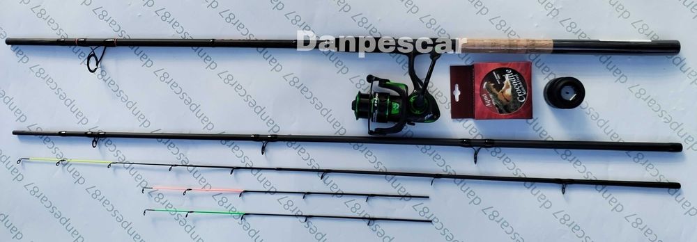 SET FEEDER Lanseta SEEKER 3,30m 180gr +Mulineta SPARKLER 4000+150m fir