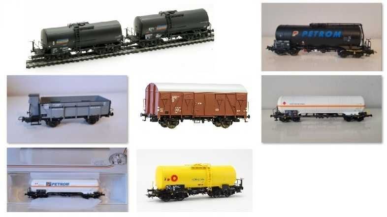 Vagoane CFR de marfa, H0, noi si complete.