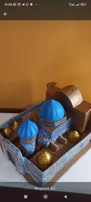 Макет мавзолея Х.А.Яссауи