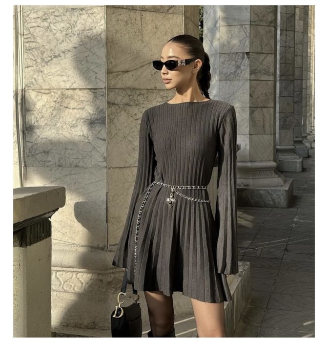 Платье трикотажное