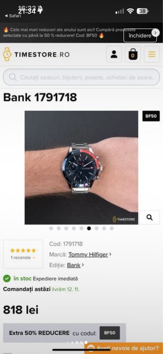 Ceas barbatesc Tommy Hilfiger