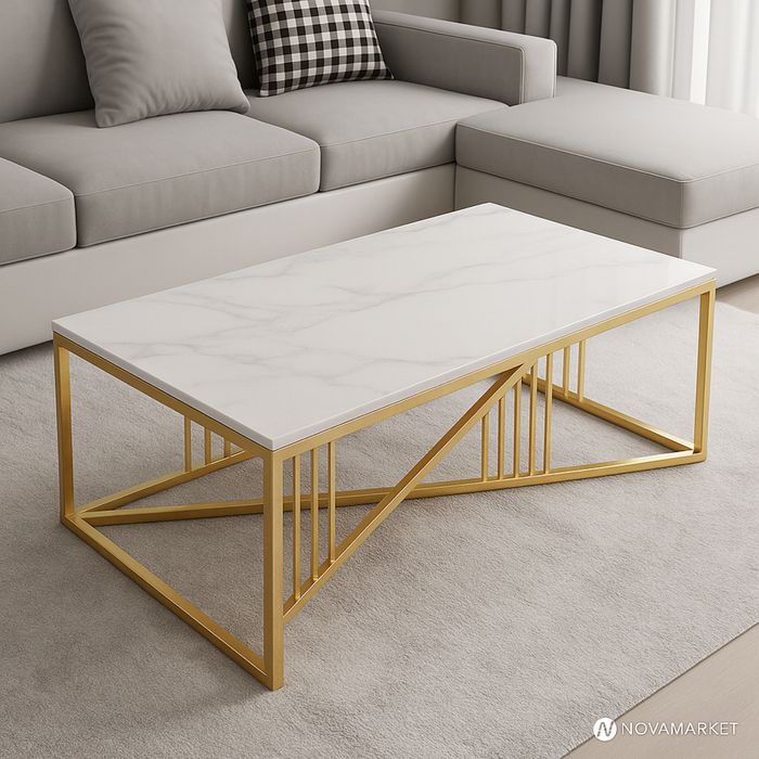 Журнальный стол 120×60×45 см с MDF столешницей