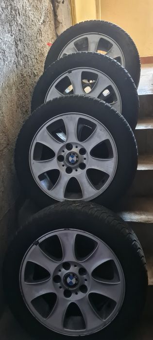Roți aliaj 5×120 bmw originale cu anvelope M+S
