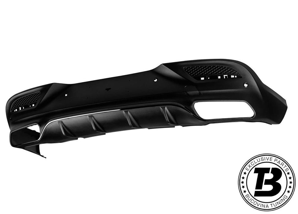 Difuzor Bara Spate cu Ornamente compatibil cu Mercedes GLE Coupe C292 AMG