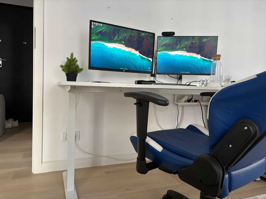 Birou mare alb 160cm x 80cm x 70 cm