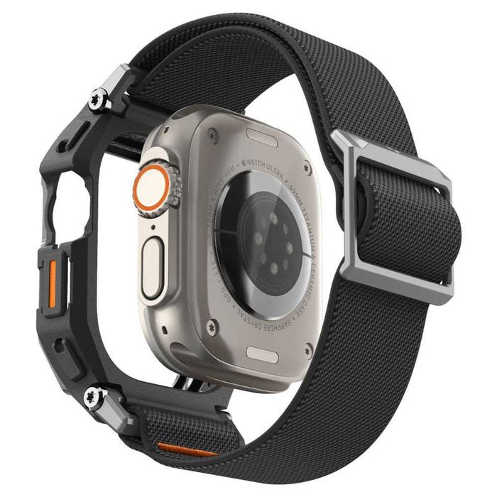 Spigen Кейс с каишка Spigen Lite Fit Pro + Screen Protector (ACS11415) за Apple Watch Ultra 2 49mm,Apple Watch Ultra 3 49mm