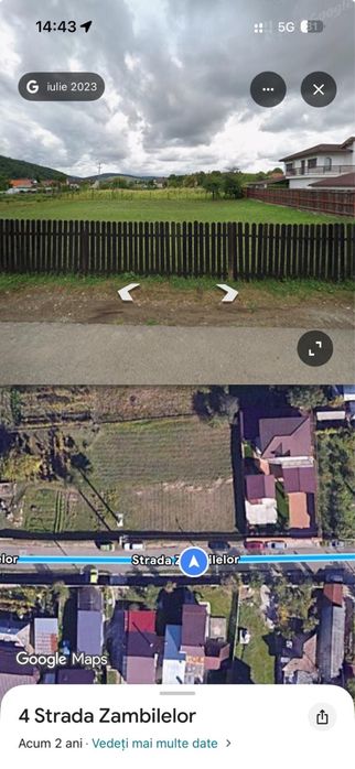 Teren intravilan 765mp acte la zi