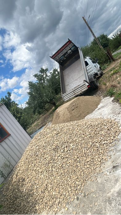 Nisip balast pietris masina de 4 mc si 18 mc-transport moloz-pamant umplutura-pamant vegetal-bragadiru-magurele-clinceni-berceni-jilava-teghes