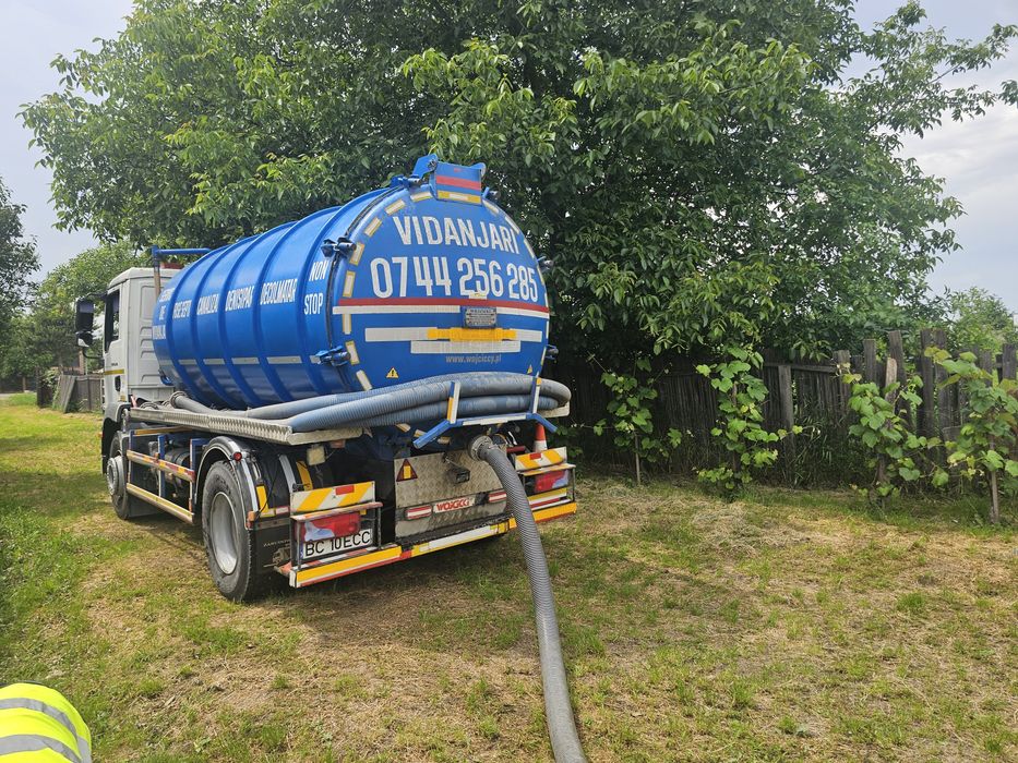 Vidanjări profesionale și rapide.