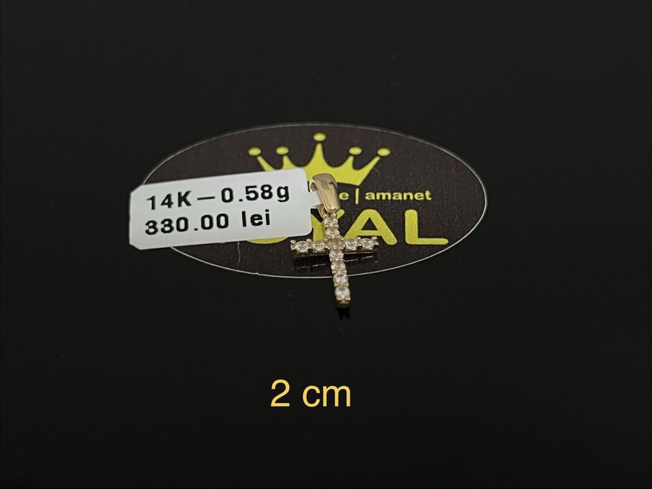 Bijuteria Royal CB : Pandant aur nou 14k 0,58gr