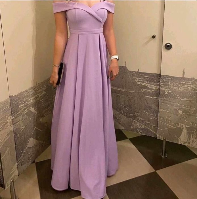 Rochie lila eleganta pt evenimente, bal  banchet sau domnisoara onoare