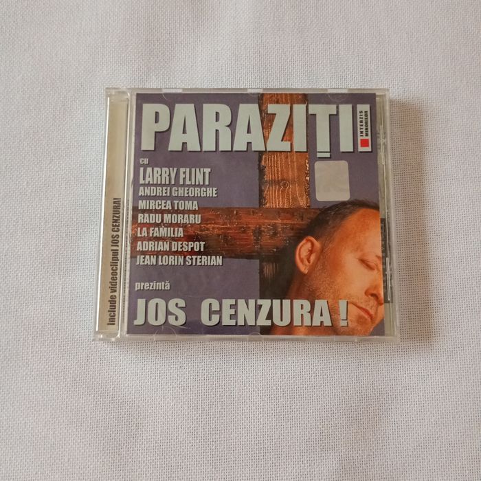 CD Paraziții - Jos Cenzura! (Original) 20CM - Impecabil