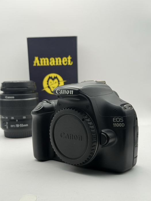 Aparat Foto Canon Eos 1100D Ca Nou Obiectiv EF-S 18-55 III , Incarcator Original, AMANET NO LIMIT.