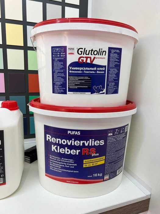 Pufas - Pufapro краска , стеклохолст , клей для обоев и стеклообоев
