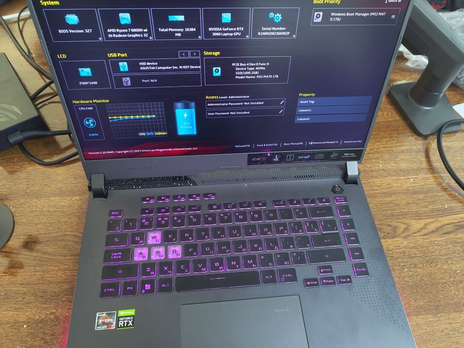 ASUS rog strix G513RM