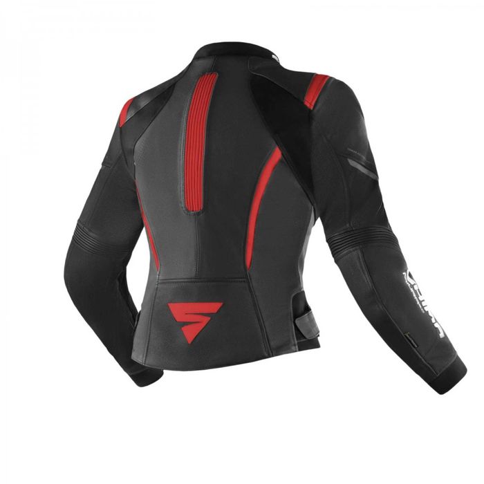Дамски кожен мото екип SHIMA MIURA RS BLK/RED,размер 40 M/L