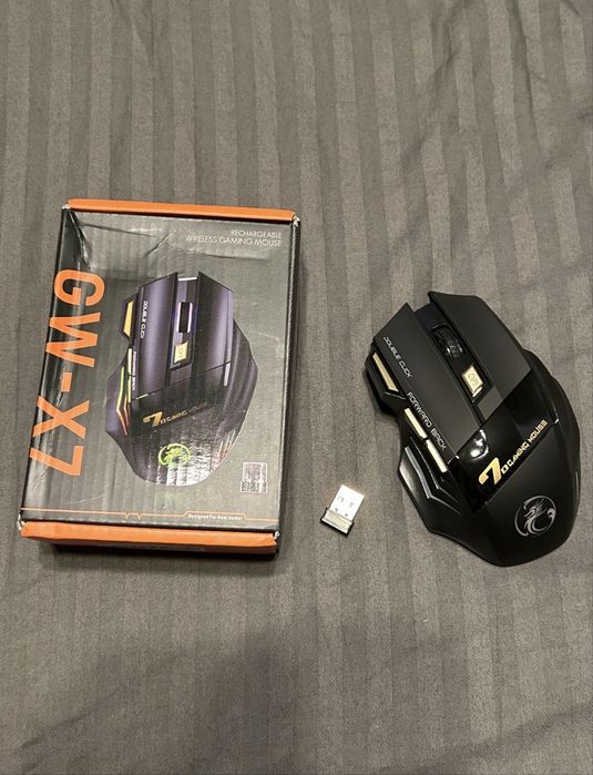 Геймърска, безшумна и безжична мишка