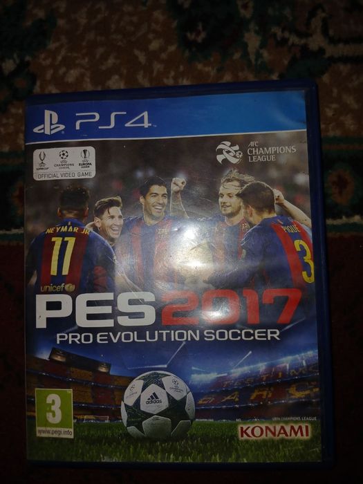 PES 2017 (диск, отличное состояние)