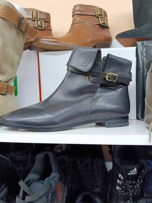 Сапоги замшевые Zara