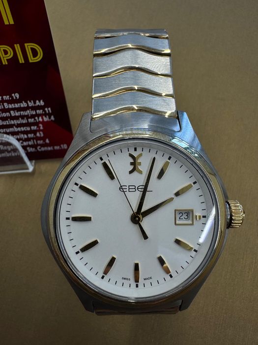 Ceas Ebel otel cu aur 18K Amanet BKG