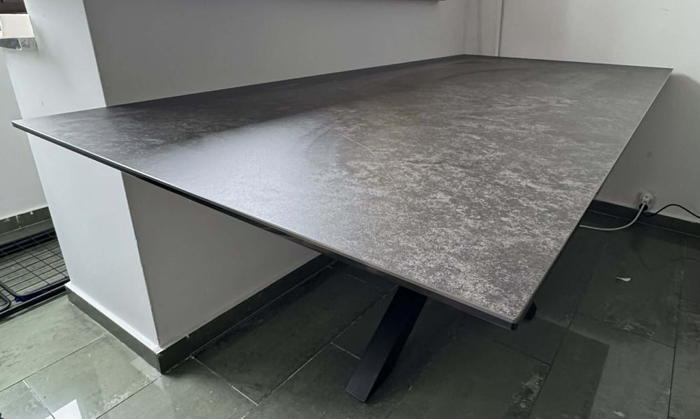 Маса Norsica 394 сив+черен